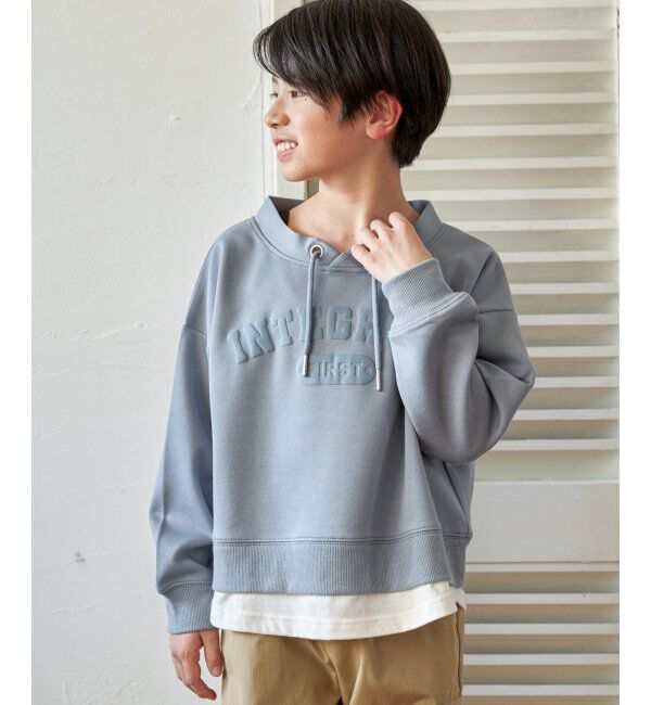 ikka kids「カノコDBルーイカレッジロゴPO」|Tシャツ・カットソー|