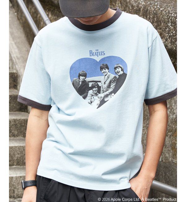 VENCE share style「THE BEATLES ザ ビートルズ リンガープリントTシャツ」|Tシャツ・カットソー|