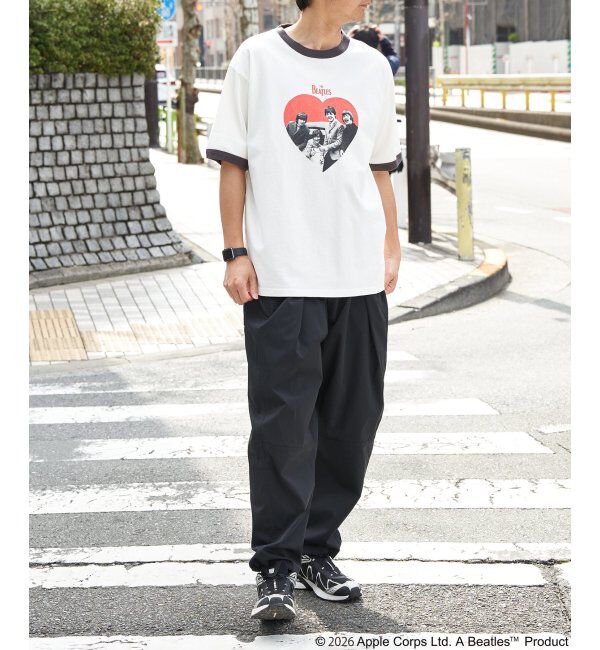 VENCE share style「THE BEATLES ザ ビートルズ リンガープリントTシャツ」|Tシャツ・カットソー|