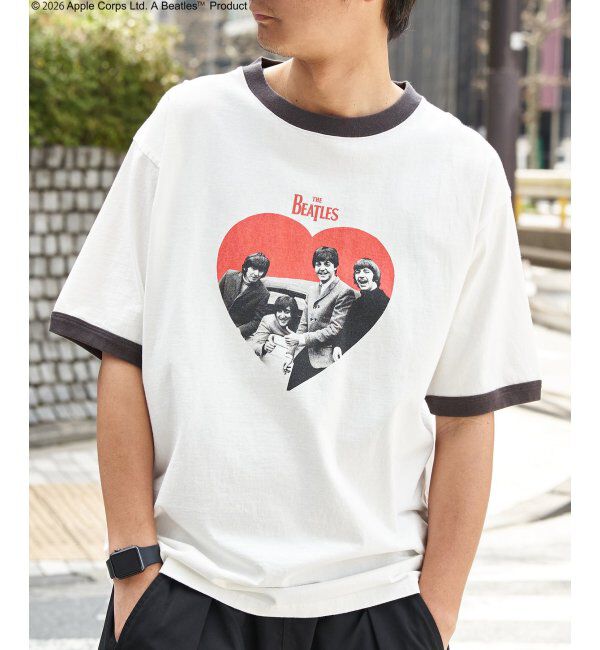 VENCE share style「THE BEATLES ザ ビートルズ リンガープリントTシャツ」|Tシャツ・カットソー|