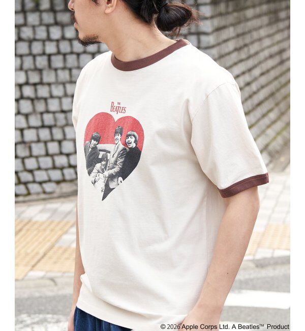 VENCE share style「THE BEATLES ザ ビートルズ リンガープリントTシャツ」|Tシャツ・カットソー|