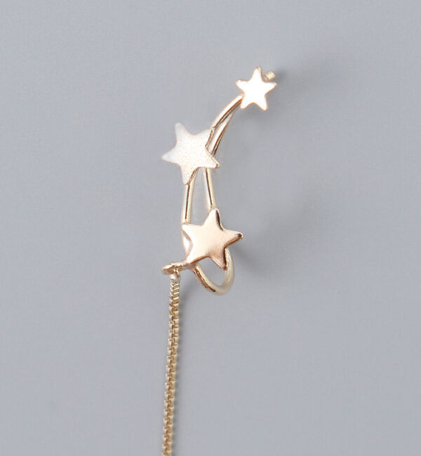 JUPITER「【K10】スターラインピアス&イヤリング」|ピアス|