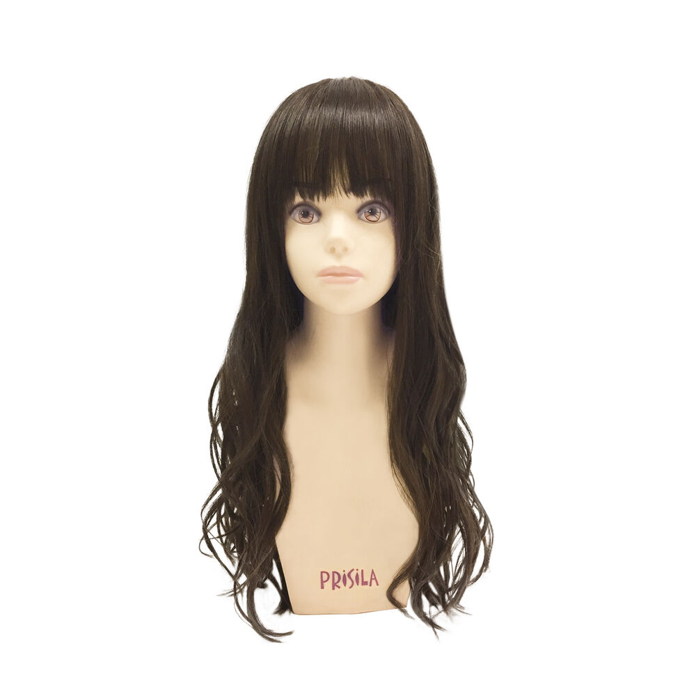 BACKYARD FAMILY「プリシラ オールウィッグ prisila A-702 通販 フルウィッグ シアーウェーブロング」|ヘアスタイリング|ブラウン1