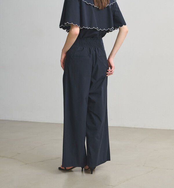UNITED ARROWS「ティピカル イージー ワイドパンツ ‐はっ水 UVカット 防しわ ウォッシャブル‐」|スラックス|
