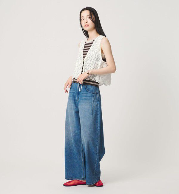 BEAUTY&YOUTH UNITED ARROWS「コードレース ショートベスト」|ベスト・ジレ|