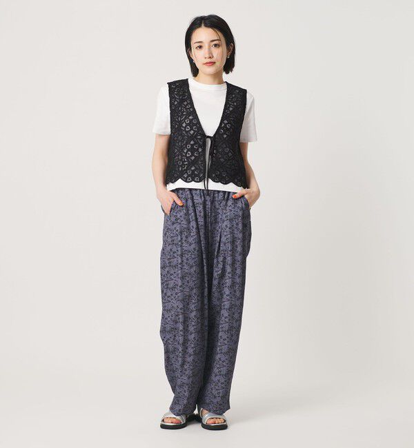 BEAUTY&YOUTH UNITED ARROWS「コードレース ショートベスト」|ベスト・ジレ|