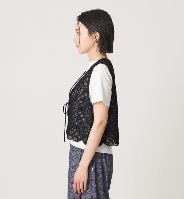 BEAUTY&YOUTH UNITED ARROWS「コードレース ショートベスト」|ベスト・ジレ|