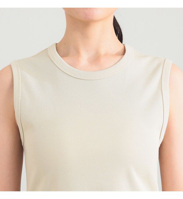 Demi-Luxe BEAMS 「スリット ノースリーブ チュニック」|Tシャツ・カットソー|