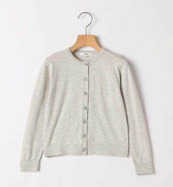 SHIPS KIDS「SHIPS KIDS:100～130cm / リバティ ボタン カーディガン」|カーディガン|