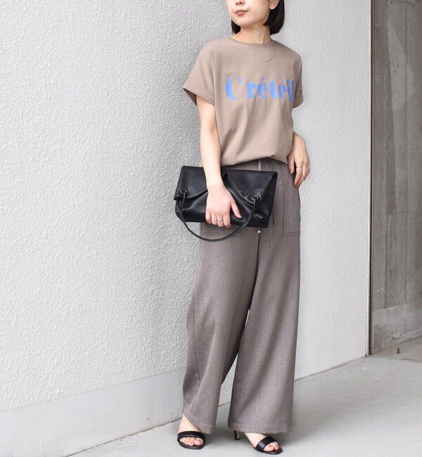 SHIPS Colors 「《追加予約》SHIPS Colors:〈接触冷感・UVカット〉ビッグロゴ ドルマン Tシャツ◆」|Tシャツ・カットソー|