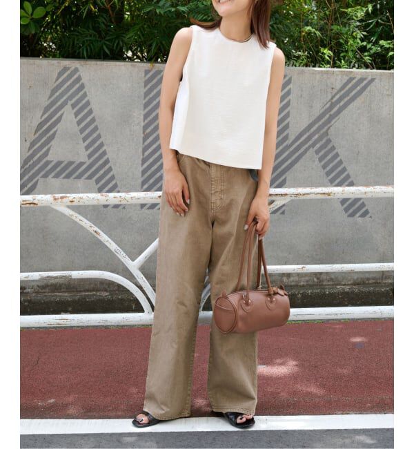 OUTDOOR PRODUCTS Usual Things「≪予約≫コットンサッカーノースリブラウス」|シャツ・ブラウス|