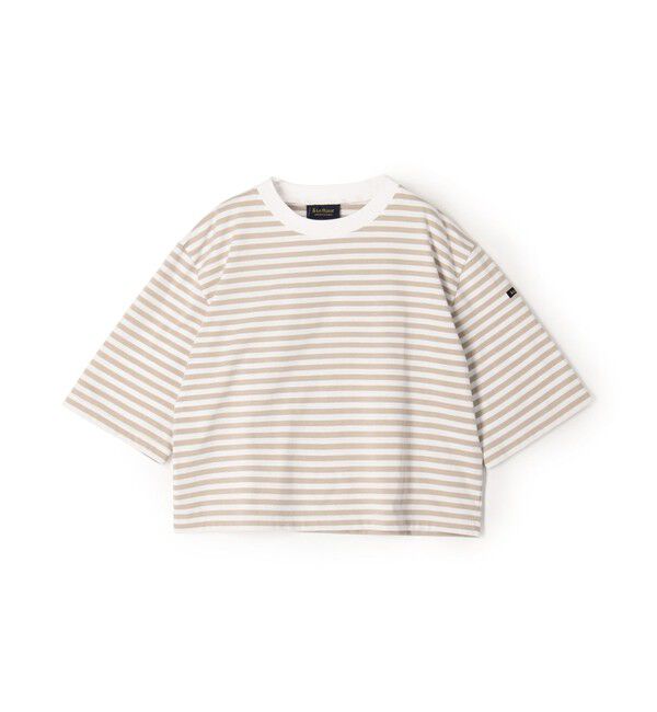 TOMORROWLAND GOODS「【別注】Le minor&times;GALERIE VIE ワイドハーフスリーブカットソー」|Tシャツ・カットソー|42 ライトベージュ系