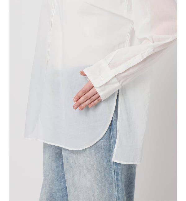 Plage「《追加予約》fluffy sheer シャツ 2」|シャツ・ブラウス|