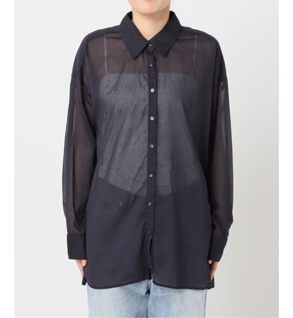 Plage「《追加予約》fluffy sheer シャツ 2」|シャツ・ブラウス|