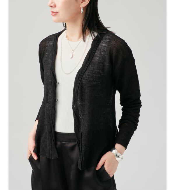 VERMEIL par iena「ENRICA エンリカ カーディガン KNIT268」|カーディガン|ブラック