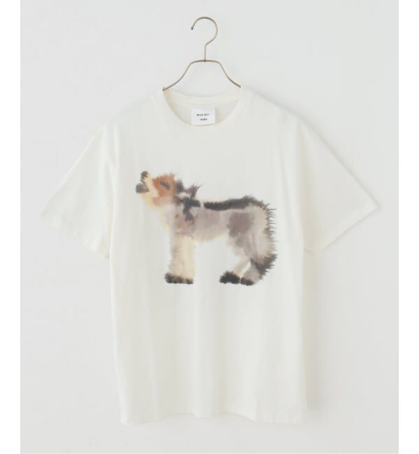 IENA LA BOUCLE「WILD ANIMALS ワイルドアニマルズ Wolf Goats T-Shirt WAXBTB-WG」|Tシャツ・カットソー|