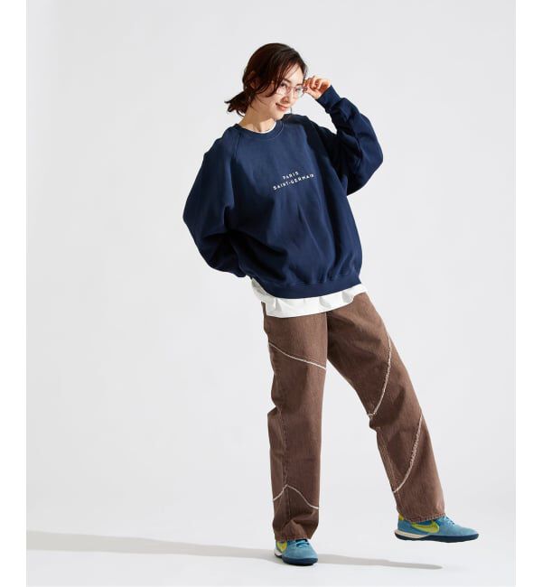 Paris Saint-Germain「【Paris Saint-Germain / パリ・サン＝ジェルマン】JP BACK EMBLEM SWEAT SHIRT」|スウェット・ジャージ|
