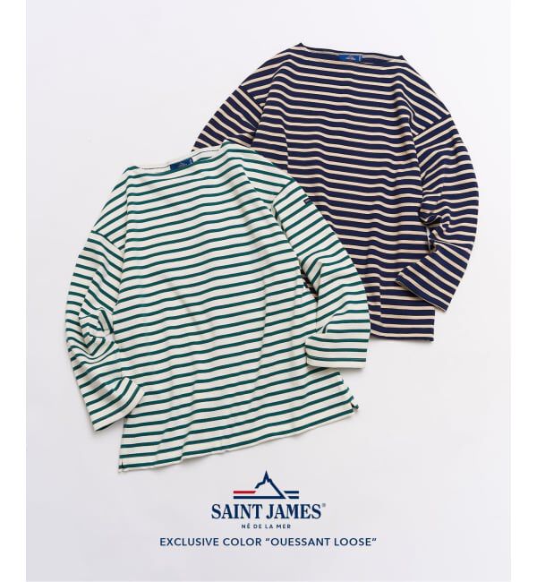 417 EDIFICE「SAINT JAMES / セントジェームス 別注 ウエッソンルーズ」|Tシャツ・カットソー|