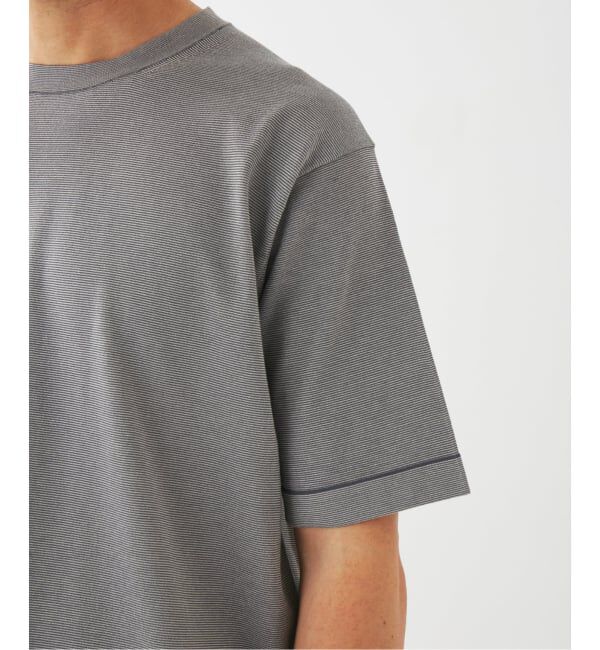 EDIFICE「マイクロ ボーダー ニット Tシャツ」|Tシャツ・カットソー|