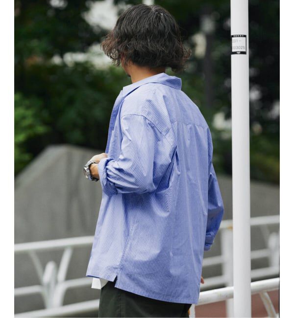 JOURNAL STANDARD relume「JAMES FABRIC / ジェームスファブリック ブルーハケメ ライトウェイトシャツ」|シャツ・ブラウス|