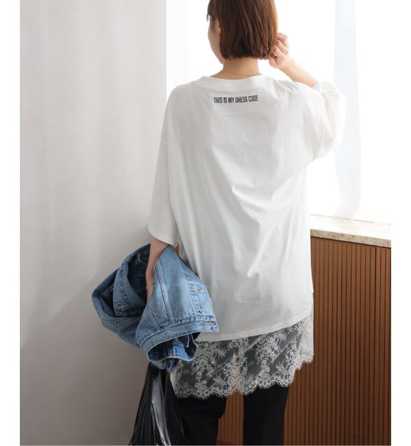 JOURNAL STANDARD relume「《WEB限定追加予約》【ARCHIVE STANCE】 lace switching Tee」|Tシャツ・カットソー|
