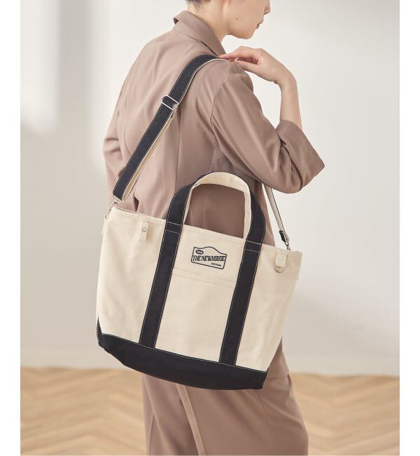journal standard L'essage「《予約》別注【THE NEWHOUSE/ザ ニューハウス】LEON TOTE」|トートバッグ|ブラック