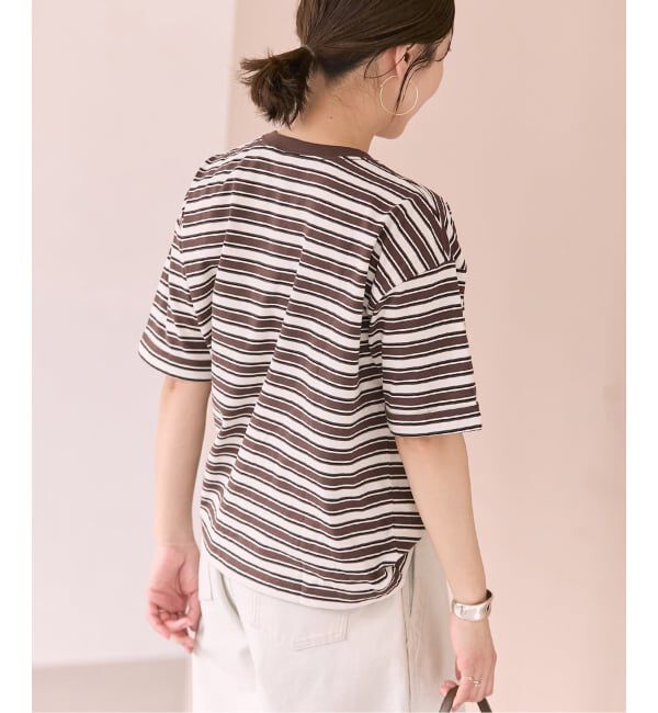 JOURNAL STANDARD「《追加2》汗ジミ防止ボーダービッグT」|Tシャツ・カットソー|