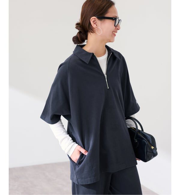 FRAMeWORK「CHAMPION/チャンピオン 別注JERSEY HALF ZIP TEE」|Tシャツ・カットソー|