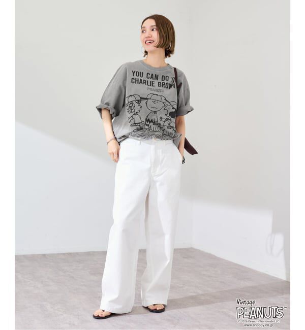 FRAMeWORK「JOHNBULL/ジョンブル PENUTS YOU CAN DO IT T」|Tシャツ・カットソー|