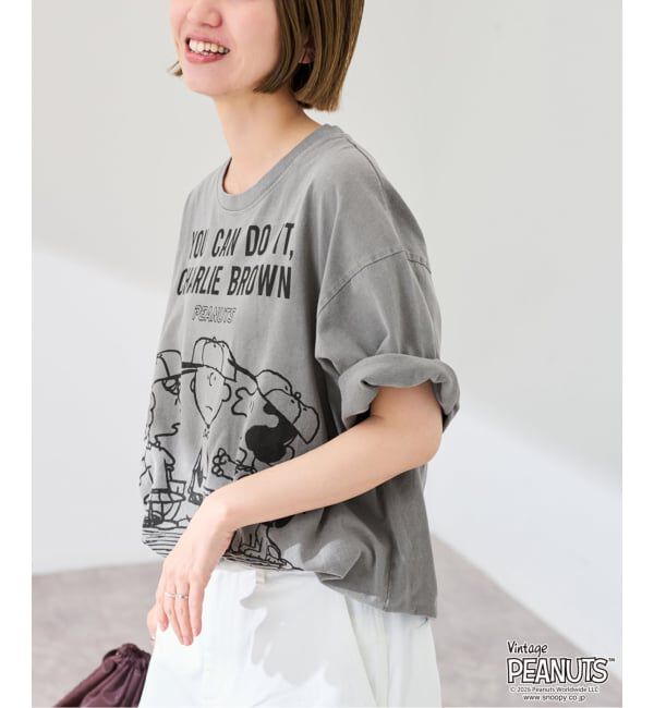 FRAMeWORK「JOHNBULL/ジョンブル PENUTS YOU CAN DO IT T」|Tシャツ・カットソー|