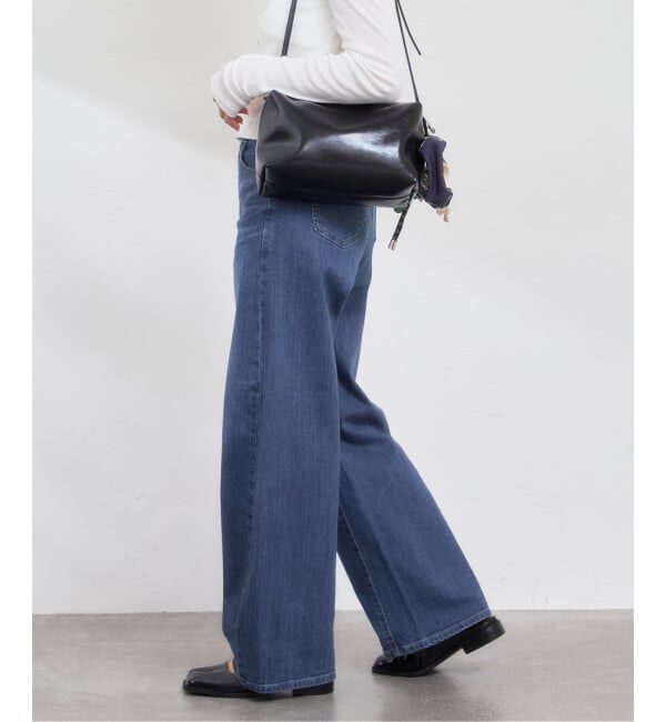 U by SPICK&SPAN「《追加》SOMETHING / サムシング HANA CURVE TAPERED 2」|デニム|