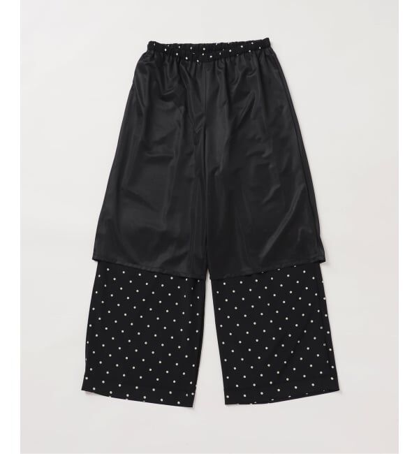 U by SPICK&SPAN「《予約》ルーズストレートイージーパンツ」|スラックス|