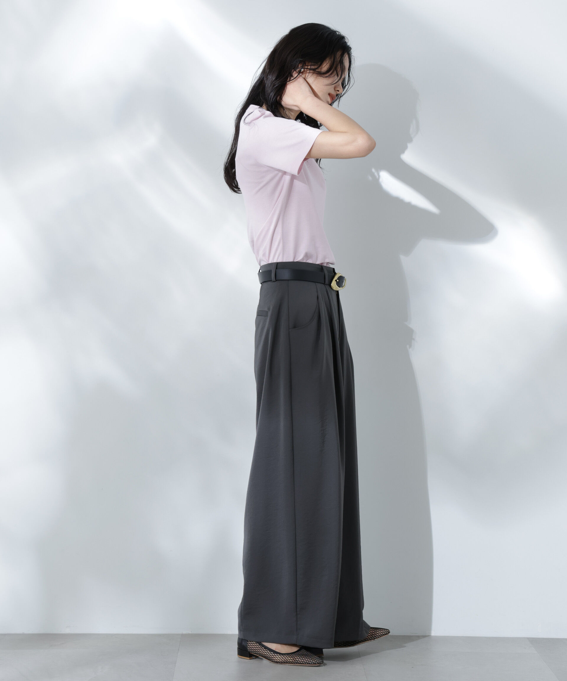 nano･universe「Anti Soaked(R) 汗染み防止カラフルクルーTシャツ」|Tシャツ・カットソー|