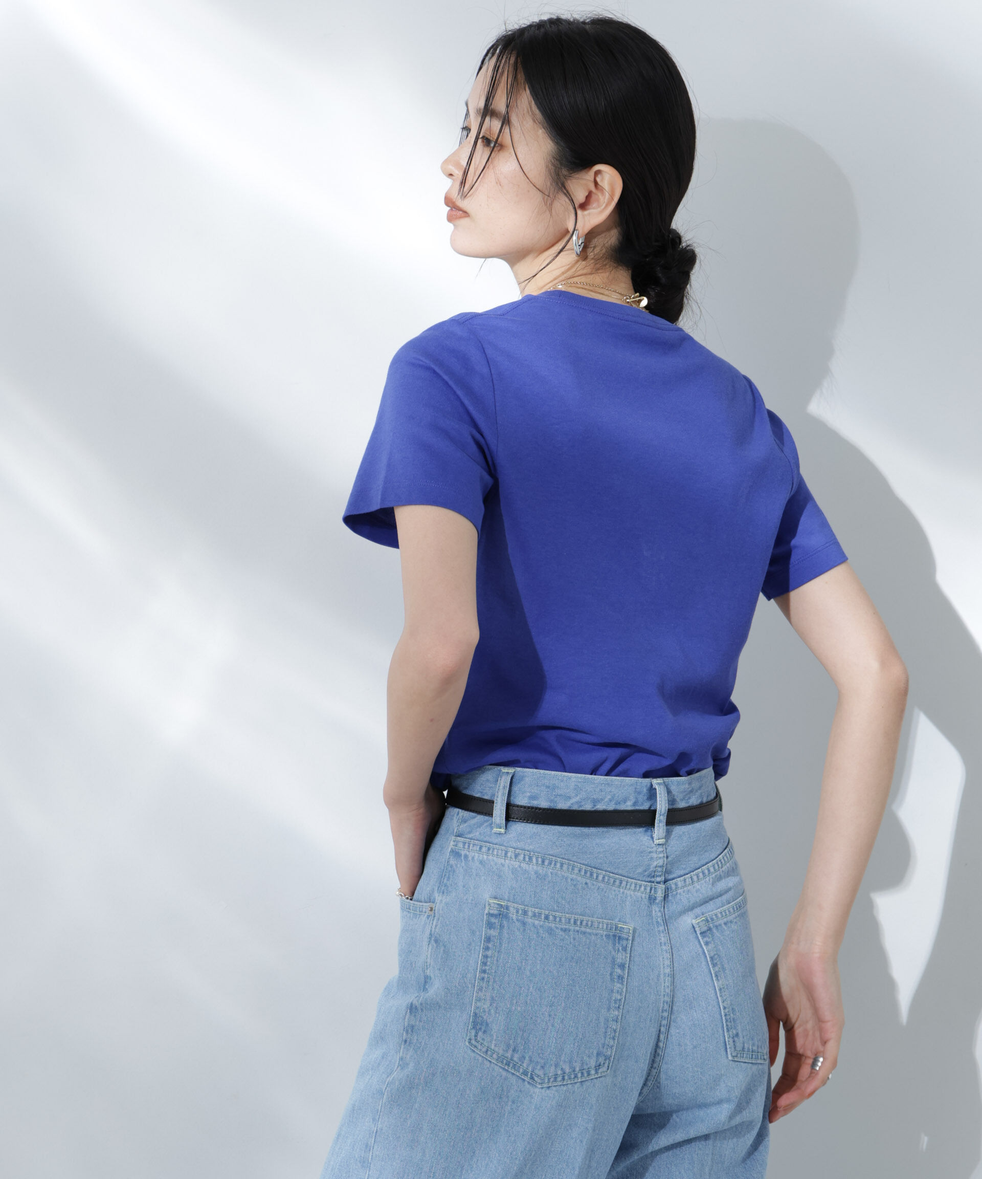 nano･universe「Anti Soaked(R) 汗染み防止カラフルクルーTシャツ」|Tシャツ・カットソー|
