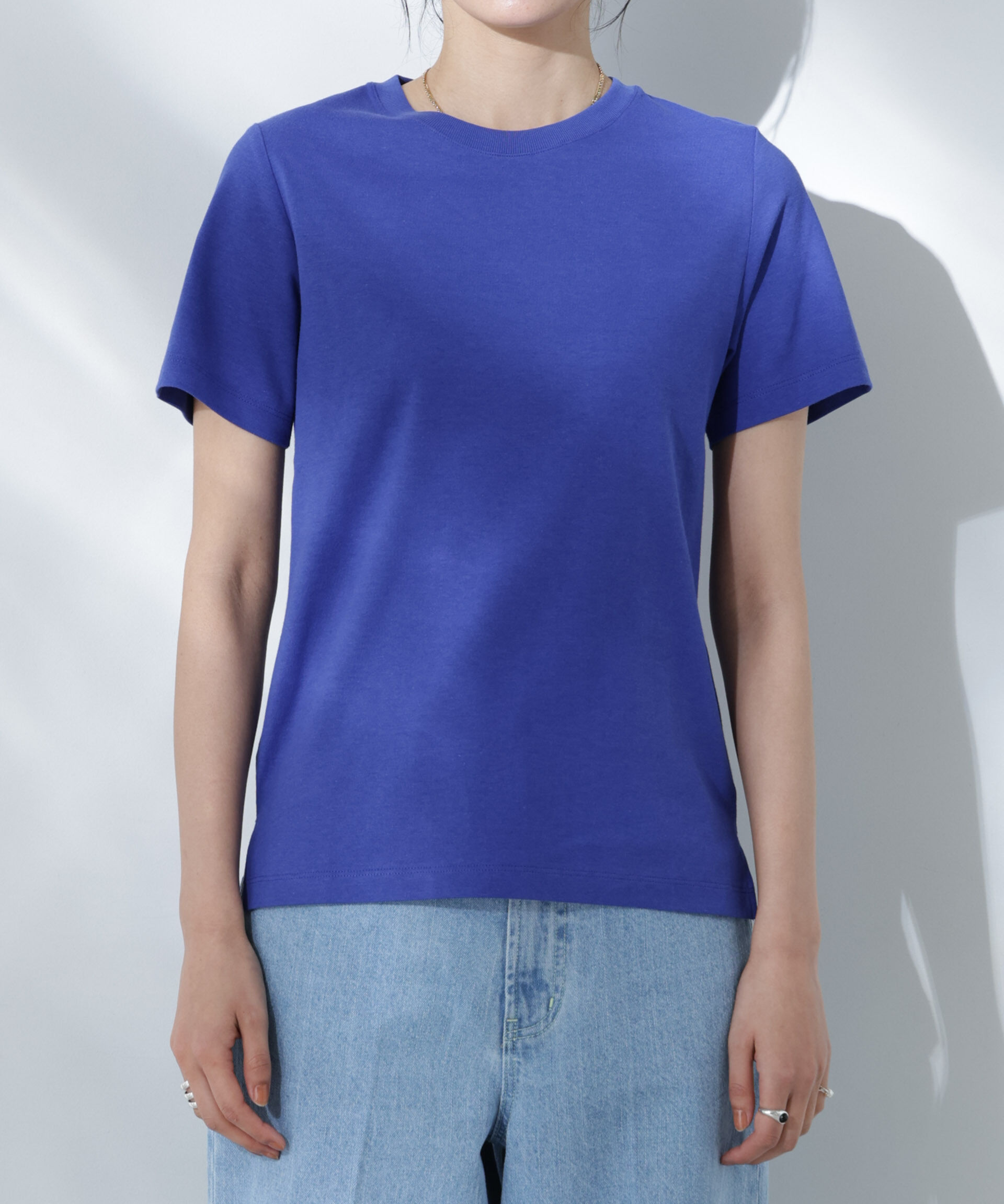 nano･universe「Anti Soaked(R) 汗染み防止カラフルクルーTシャツ」|Tシャツ・カットソー|