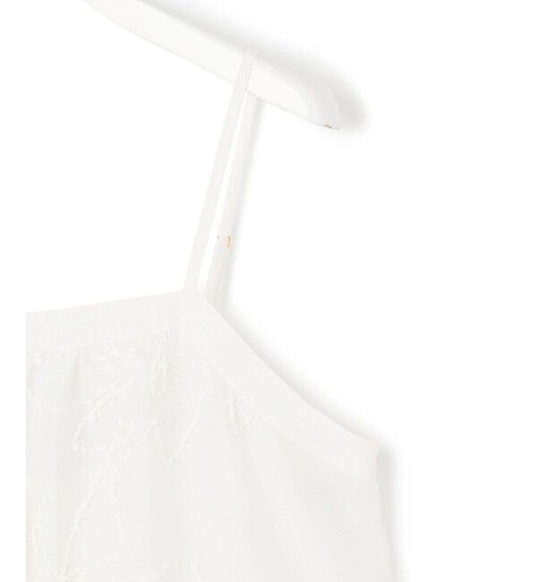 23区「シアーエンブロイダリー キャミソール コンビ Tシャツ」|Tシャツ・カットソー|