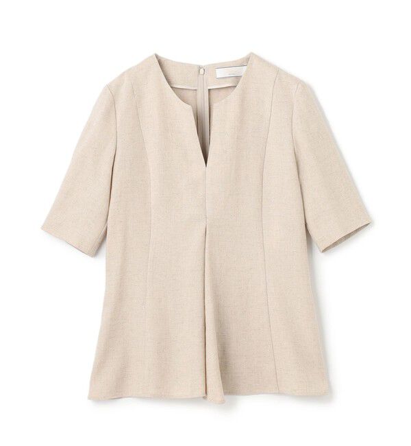 BEIGE,「【L-size】CAROLE / ペプラムブラウス」|シャツ・ブラウス|