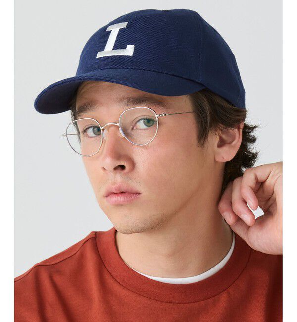 LACOSTE「Lステッチローキャップ」|キャップ・キャスケット|ネイビー