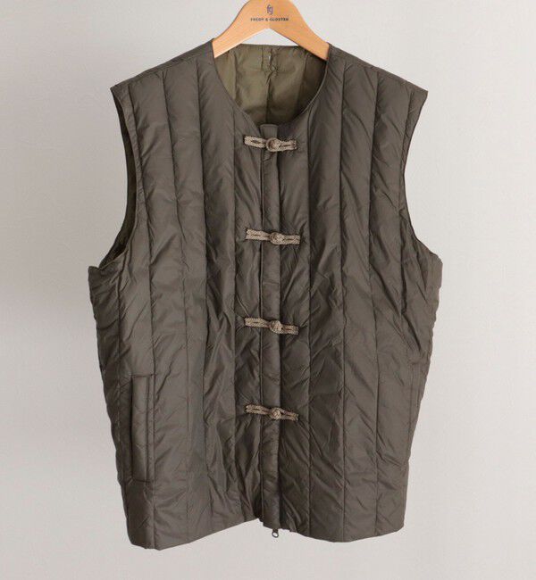 fredy emue「【TAION/タイオン】REVERSIBLE CHINA BUTTON INNER DOWN VEST」|ベスト・ジレ|
