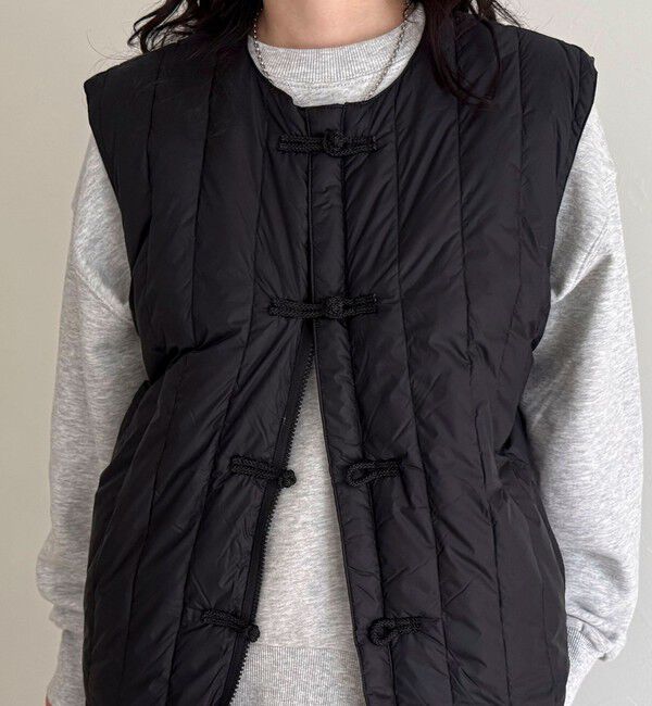 fredy emue「【TAION/タイオン】REVERSIBLE CHINA BUTTON INNER DOWN VEST」|ベスト・ジレ|