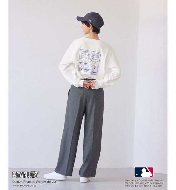 Rope&rsquo;Picnic「【PEANUTS&times;MLB COLLECTION by ROPE' PICNIC】ロングスリーブTee」|Tシャツ・カットソー|