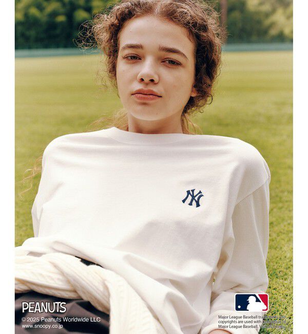 Rope&rsquo;Picnic「【PEANUTS&times;MLB COLLECTION by ROPE' PICNIC】ロングスリーブTee」|Tシャツ・カットソー|