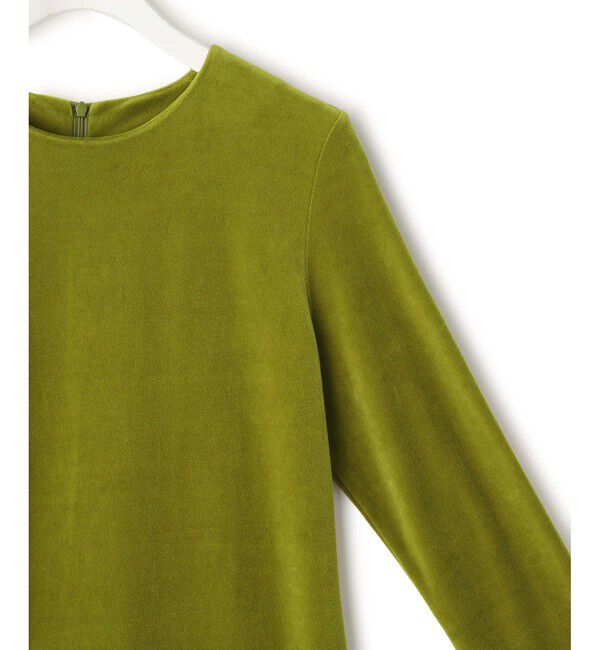 ADAM ET ROPE'「ベロア BOTANICAL DYED DRESS」|ワンピース|