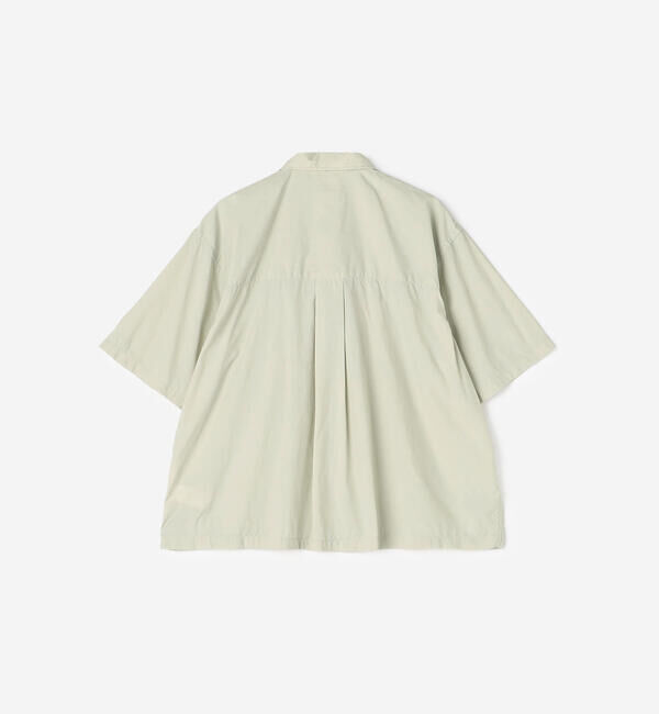 DANTON「DANTON |〈別注〉ナイロンタイプライター プランサーボタンダウン半袖シャツ WOMEN」|シャツ・ブラウス|