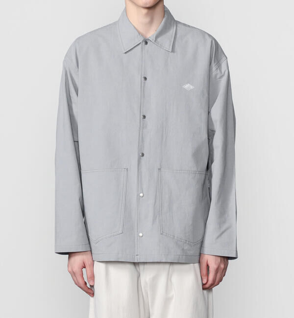 DANTON「DANTON | コットンリネン カバーオールシャツ MEN」|テーラードジャケット|