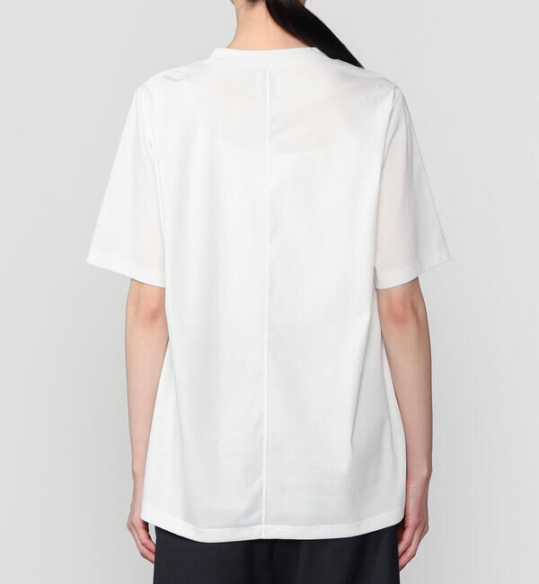  「GOOD PEOPLE GOOD STITCHING GOOD PRODUCT | クルーネック プレートショルダーTシャツ WOMEN」|Tシャツ・カットソー|