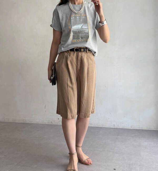  「【WEB限定】シルバープリントTEE」|Tシャツ・カットソー|