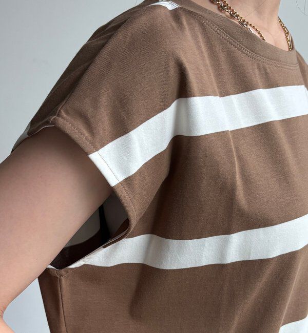  「【WEB限定】ボーダーフレンチTEE」|Tシャツ・カットソー|
