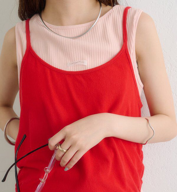  「シアーレイヤードキャミSET」|Tシャツ・カットソー|