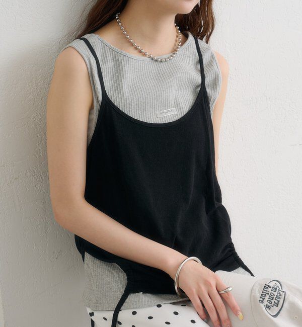  「シアーレイヤードキャミSET」|Tシャツ・カットソー|